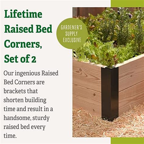 Gardeners Supply Company Raised Garden Bed Lifetime Corner